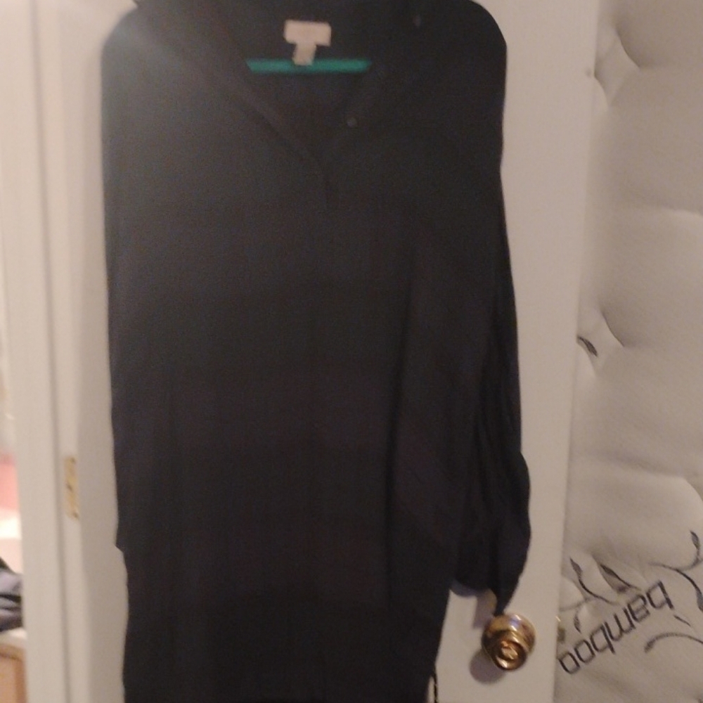 LOFT Black V-Neck Sweater
